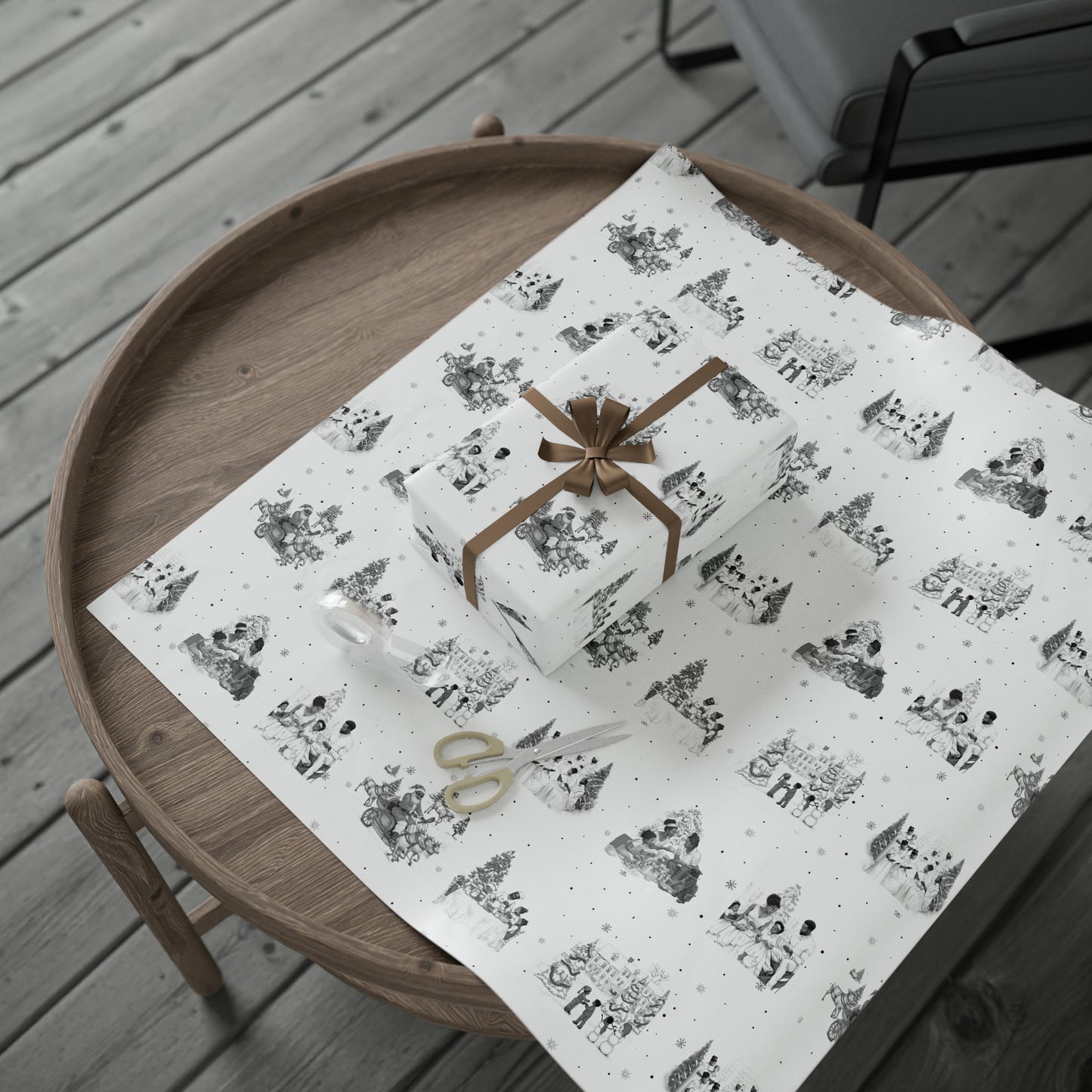 Limited Edition Holiday Toile - Black