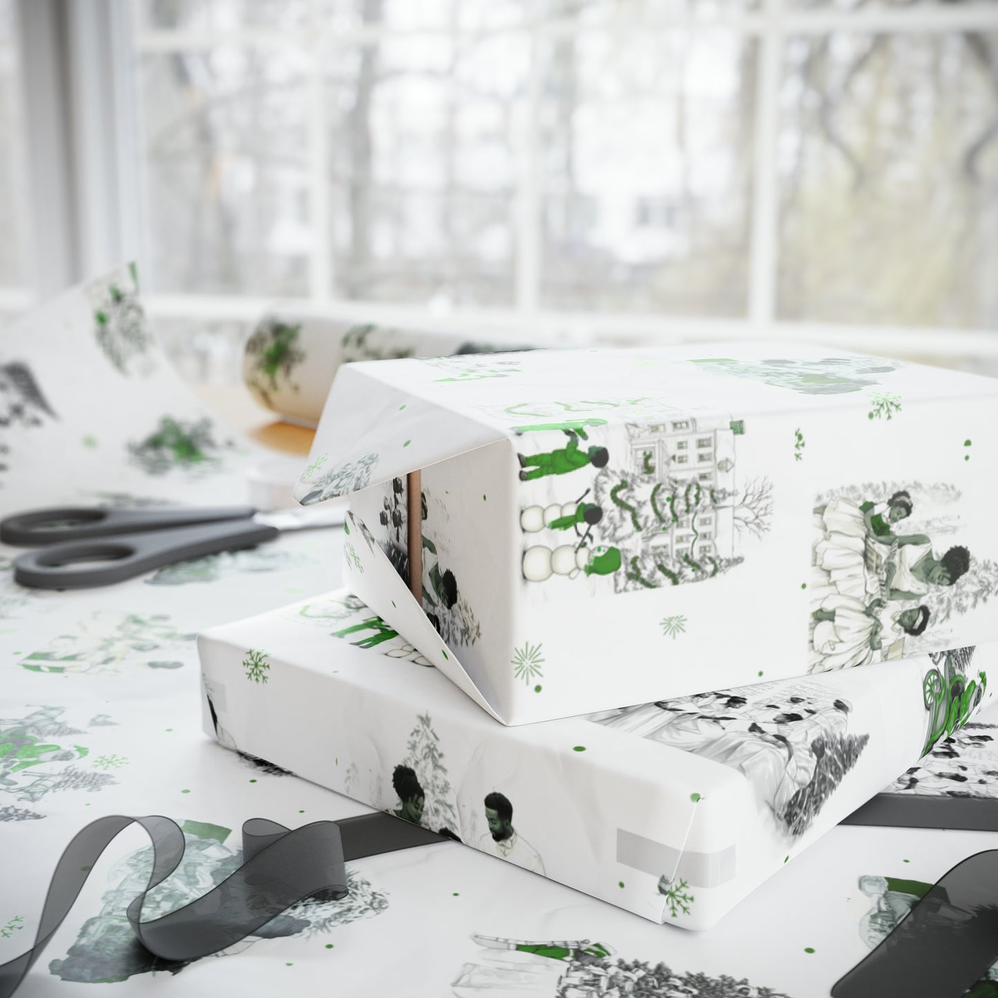 Limited Edition Holiday Toile - Green