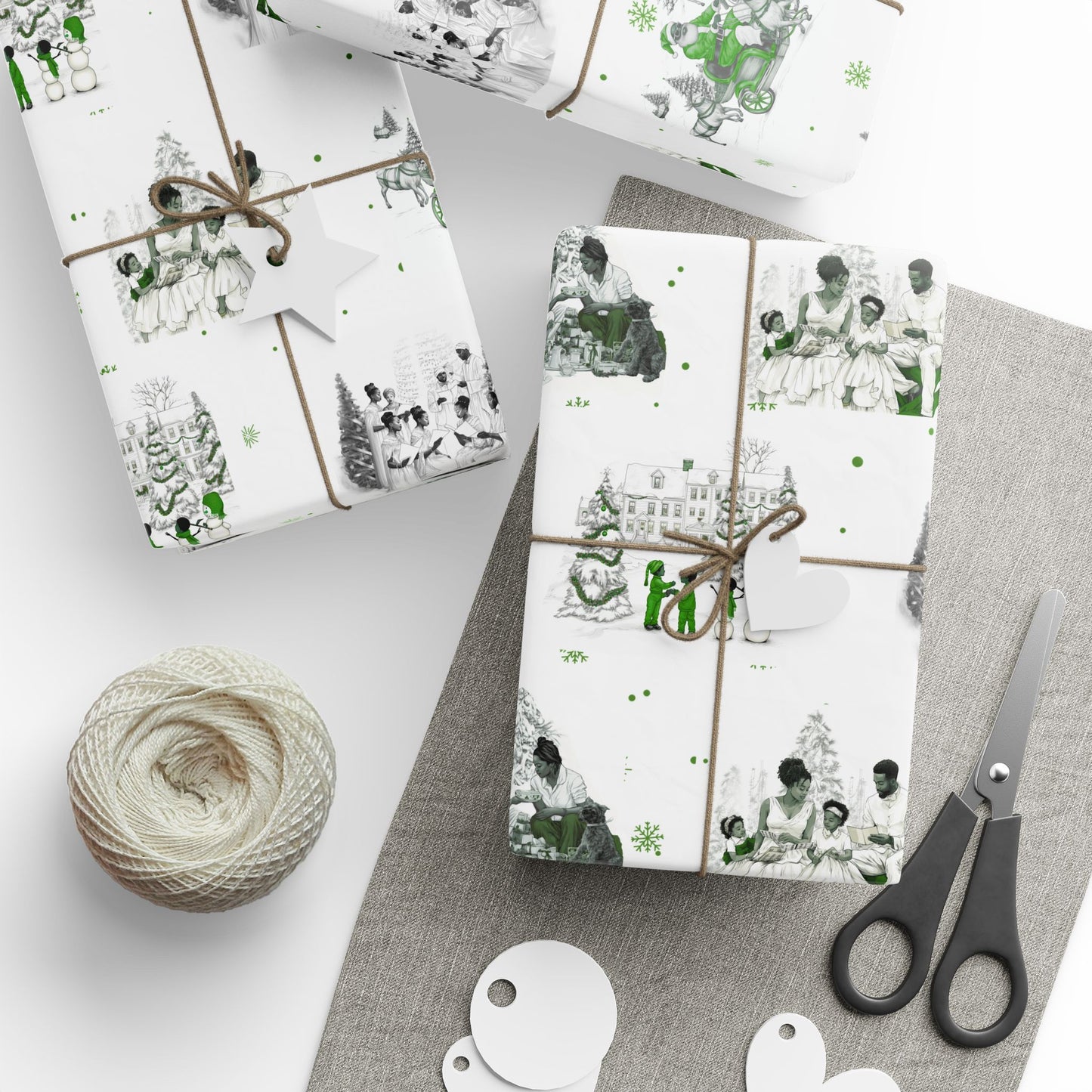 Limited Edition Holiday Toile - Green