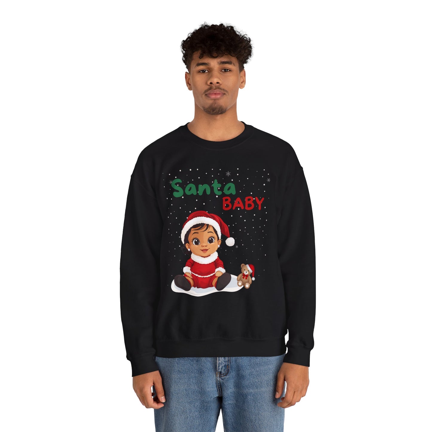 Santa Baby Nina - Unisex Crewneck Sweatshirt