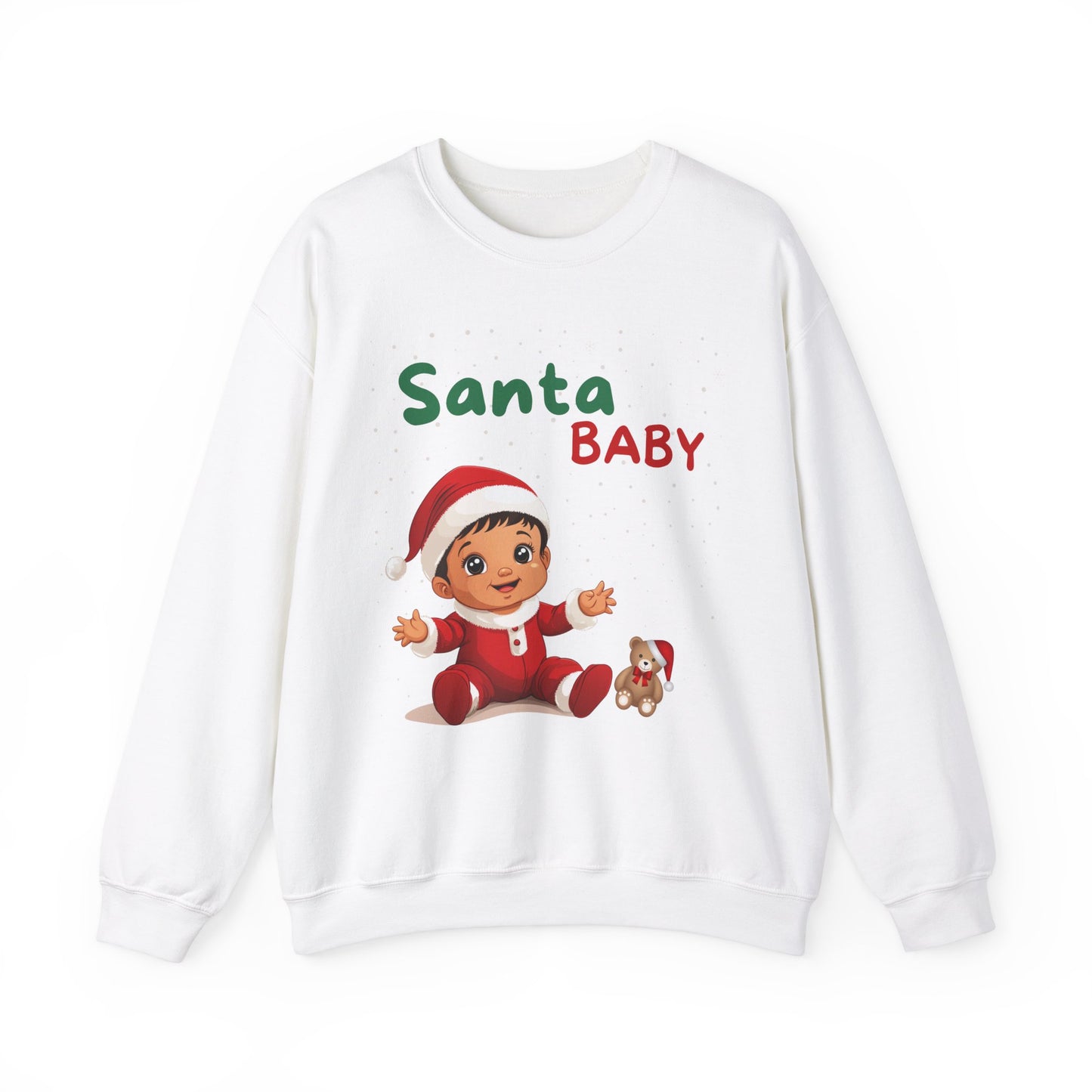 Santa Baby Nino (Latte) - Unisex Crewneck Sweatshirt