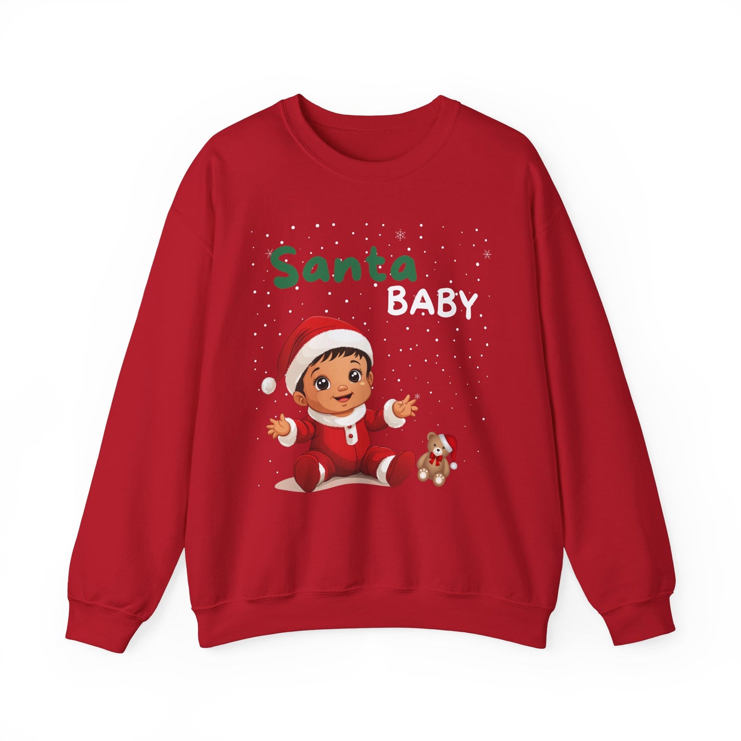 Santa Baby Nino (Latte) - Unisex Crewneck Sweatshirt