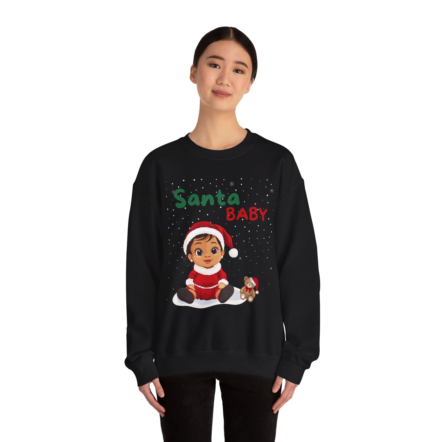 Santa Baby Nina - Unisex Crewneck Sweatshirt