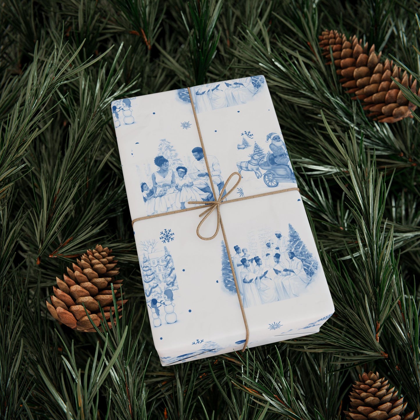 Limited Edition Holiday Toile - Blue