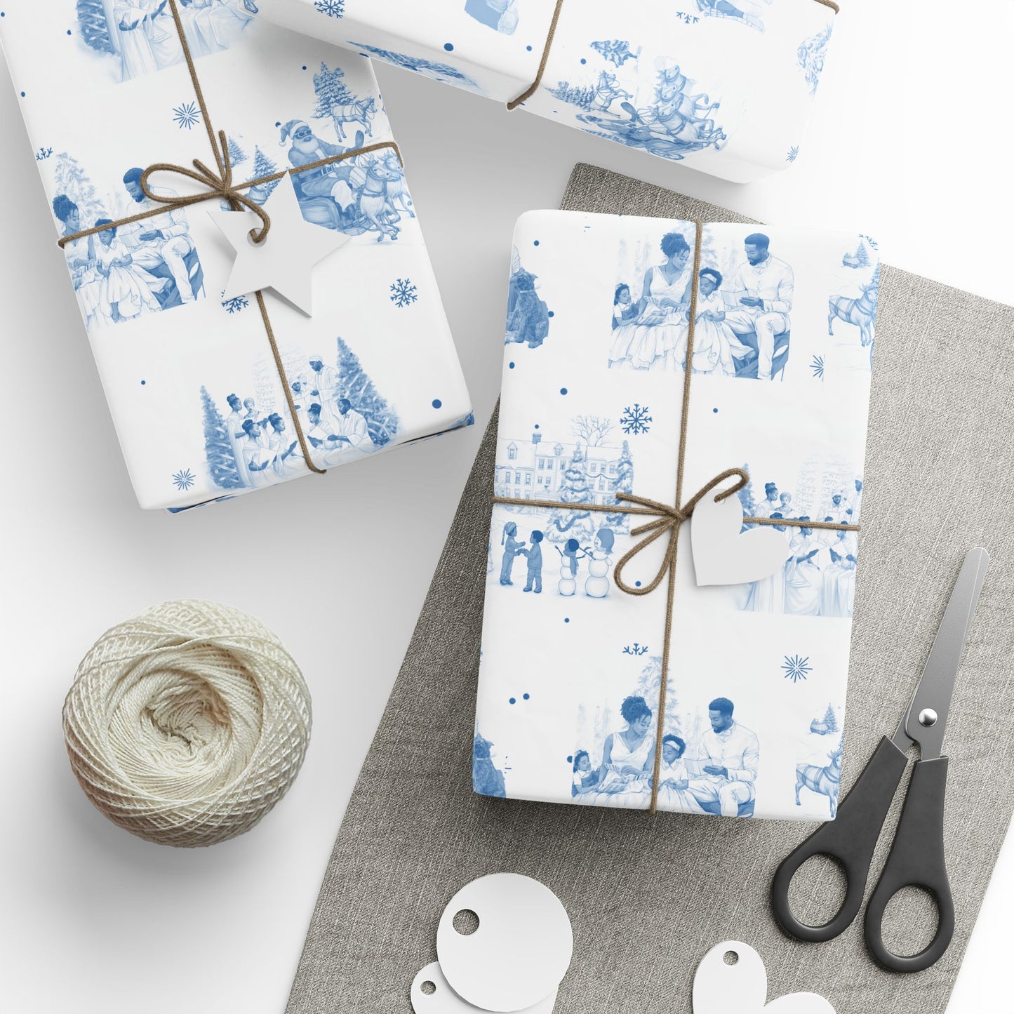 Limited Edition Holiday Toile - Blue