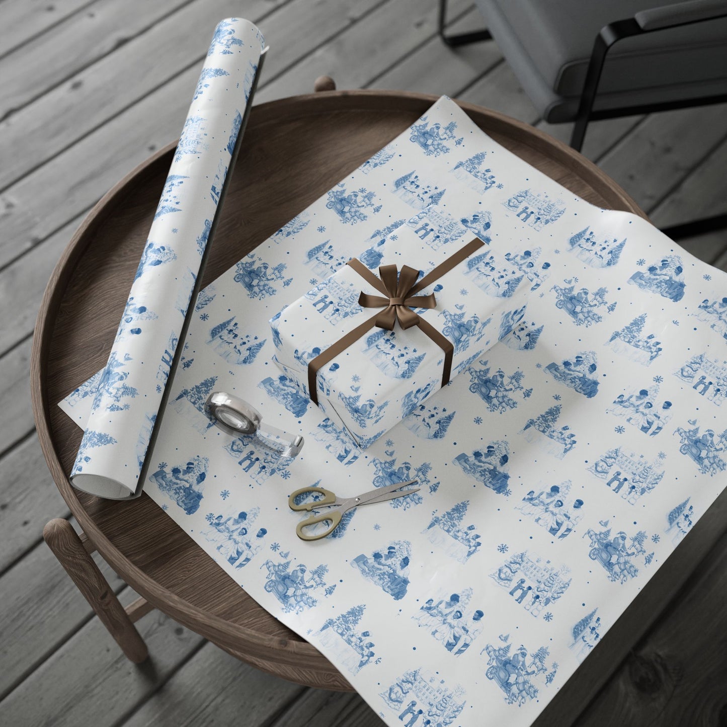 Limited Edition Holiday Toile - Blue