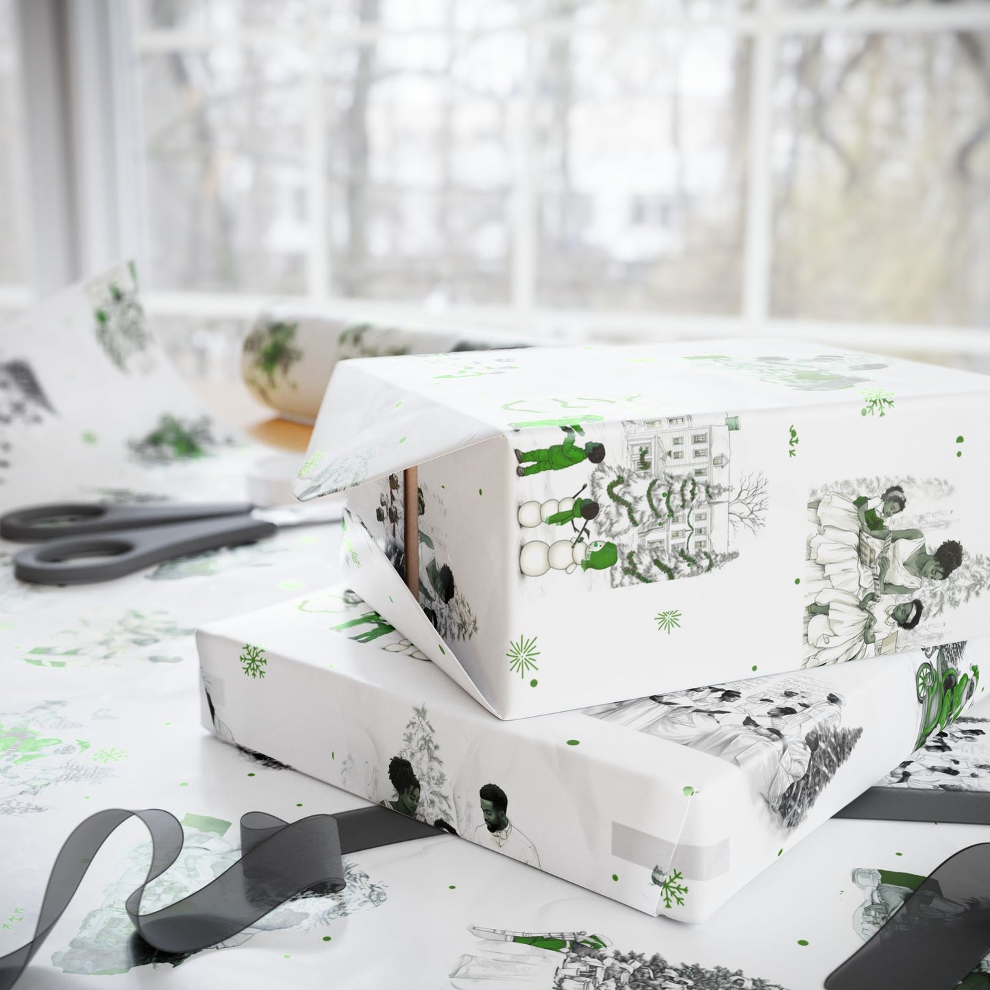 Limited Edition Holiday Toile - Green