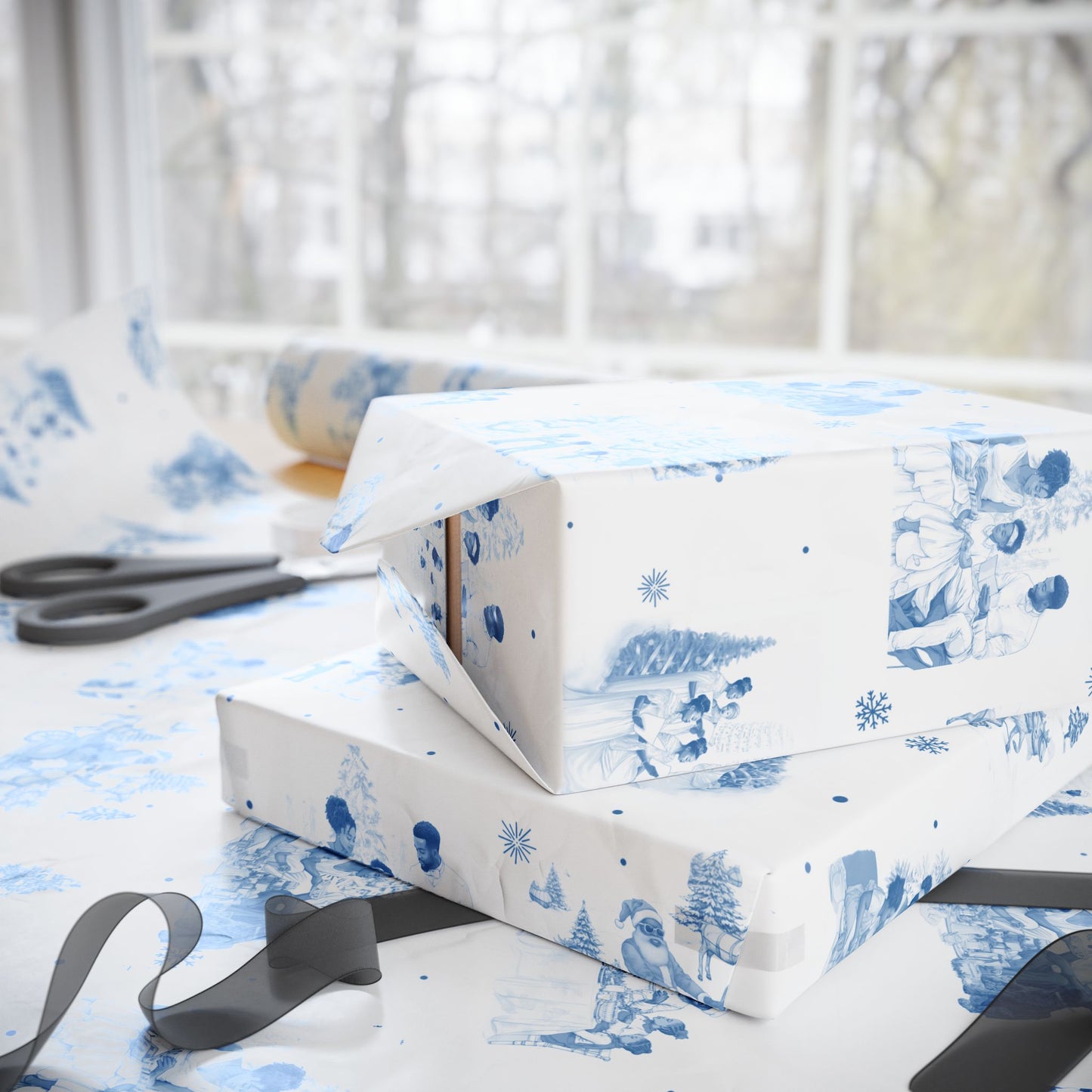 Limited Edition Holiday Toile - Blue