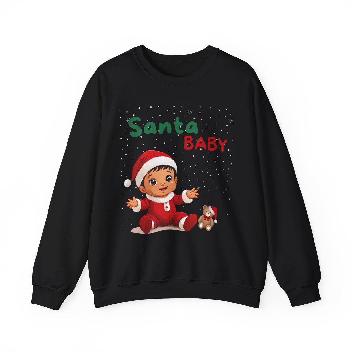 Santa Baby Nino (Latte) - Unisex Crewneck Sweatshirt